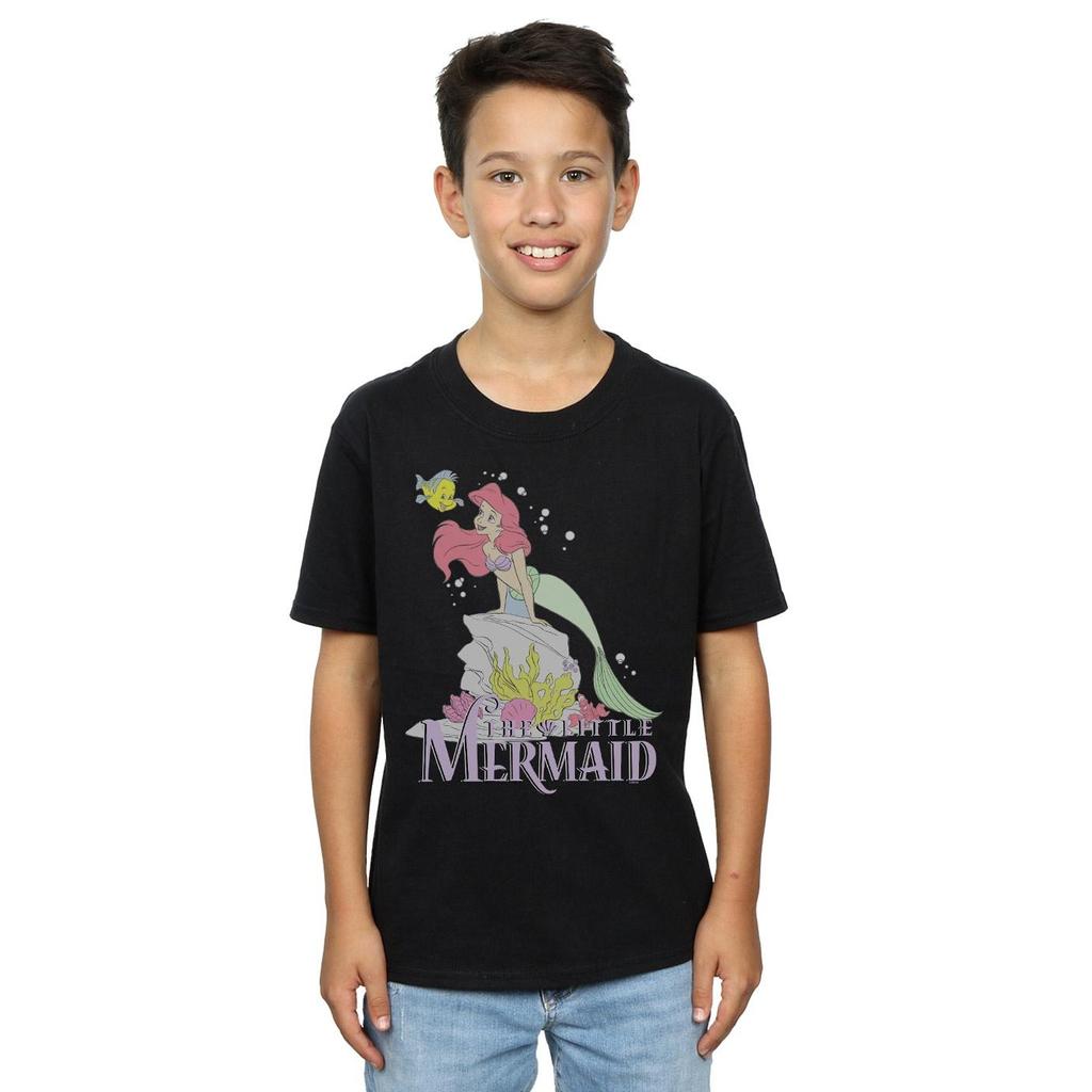 Disney Boys The Little Mermaid Faded Nostalgia T-Shirt