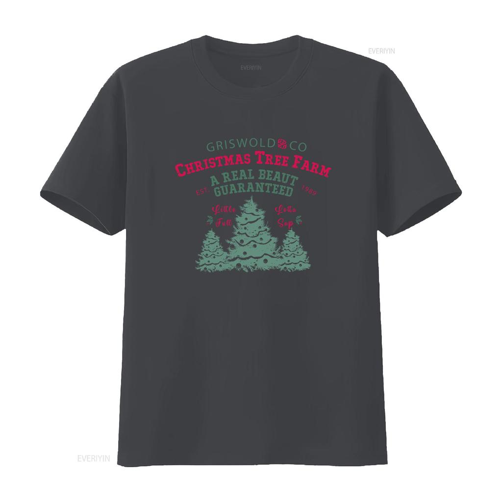 Футболка Griswold Co Christmas Tree Farm Настоящая Красотка Гарантированно 1989 Немного Полная Много Сока Праздничный Рождественский Дизайн винтажный Постиранная