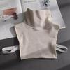 Fashion Turtleneck Fake Collar Shirt Women Warm False Collar Woman Adult Cotton Detachable Collar Choker Removable Half Shirt
