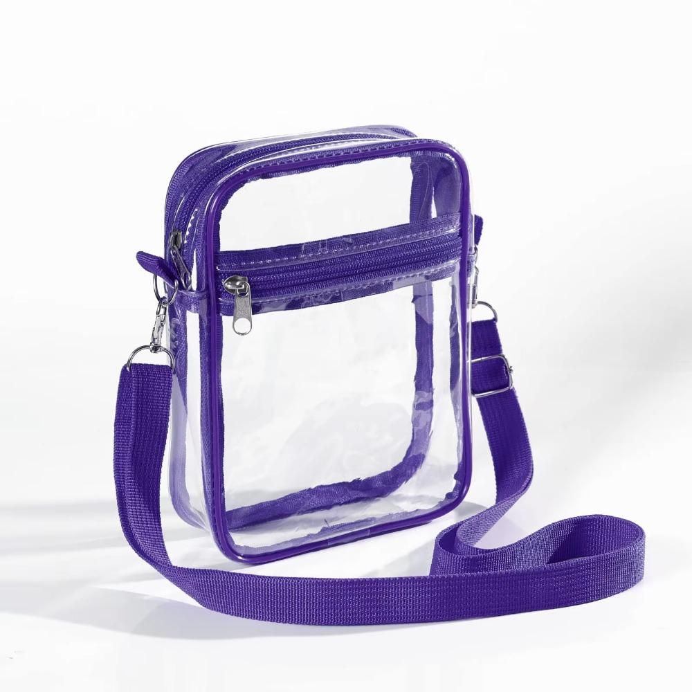 Large Capacity Clear Shoulder Bag Adjustable Shoulder Strap Beach Tote Bag Unisex