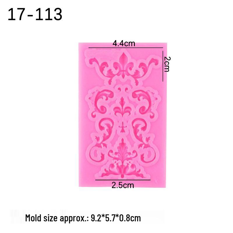 Набор рельефных силиконовых форм для эпоксидной смолы, глины, украшений для торта и шоколадной мастики