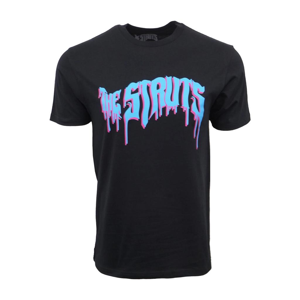 Unisex Adult Casual Graphic THE STRUTS DRIP LOGO T SHIRT T-Shirt