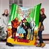 Personalized Custom Name Blanket - The Wizard of Oz Print Design,Blanket for Sofa,Bed,Travel,Camping - Soft and Warm, Great Gift