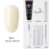 Painless Extension Glue Nail Art Paper Free Tray Quick Extension Crystal Nail Mold Painless Crystal Glue Set
