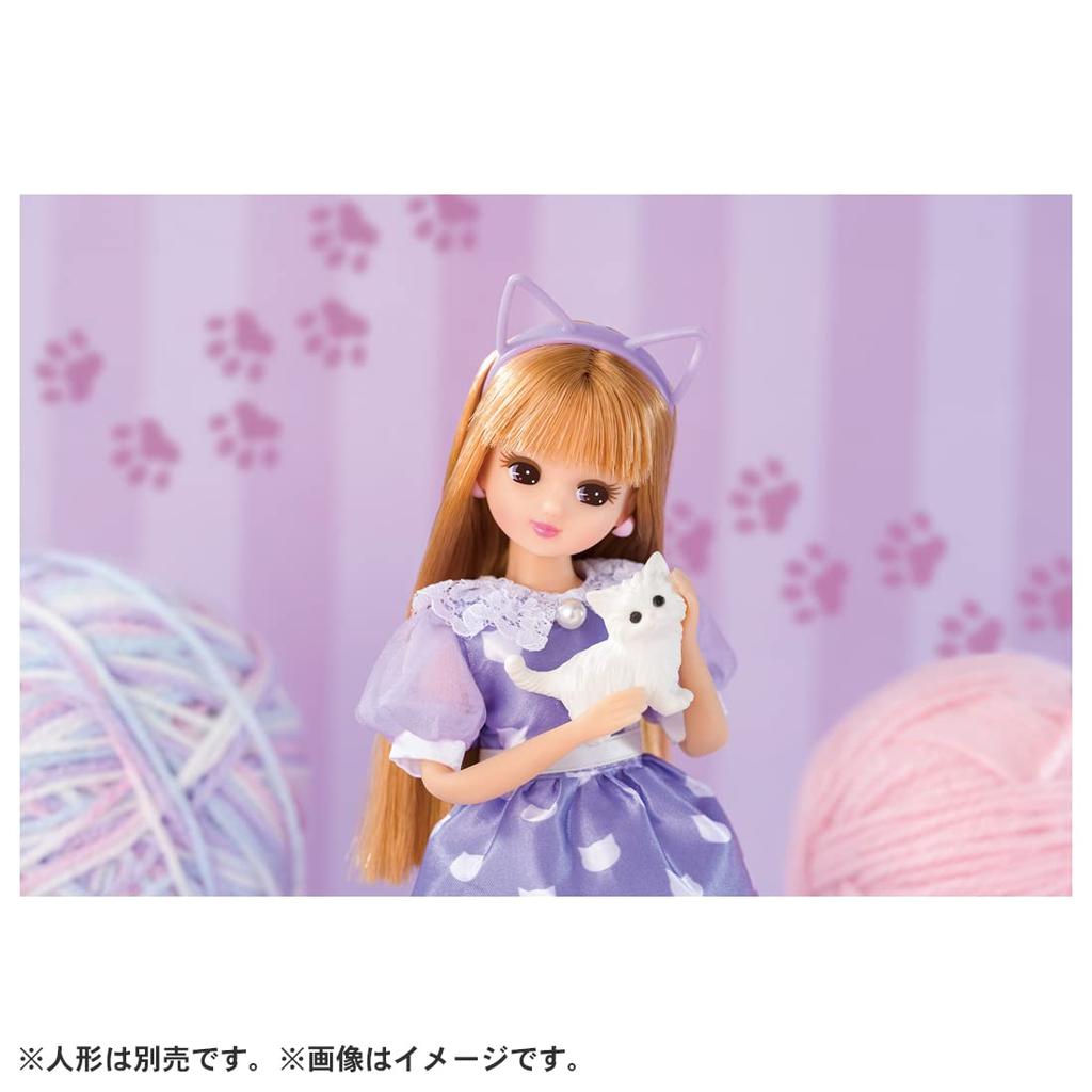TAKARA TOMY Платье I Love Cats Play Toy Ages Licca-chan LW-16 Dress-up 3+