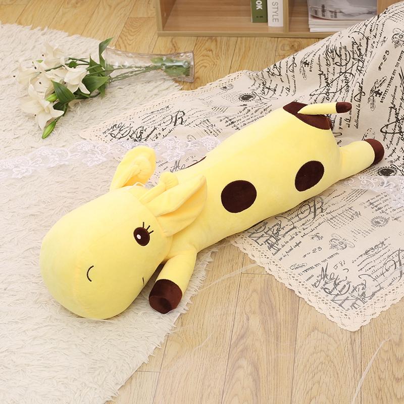 Kawaii Giraffe Plush Toys Soft Stuffed Cartoon Animal Deer Dolls Sofa Decoration Birthday Christmas Gifts