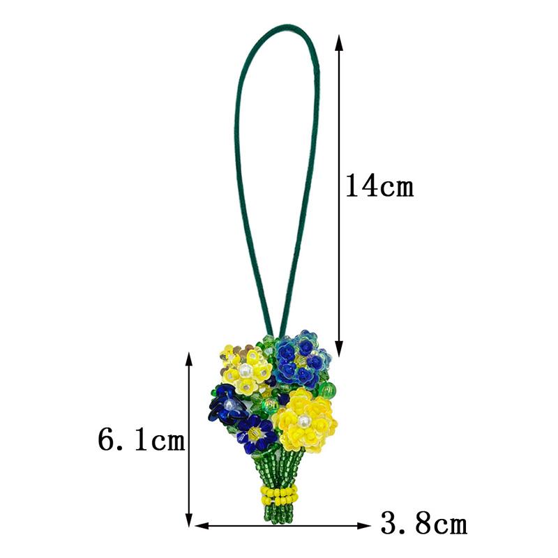 Flower Plants Bag Accessories Pendant Patches For Clothing Diy Sew On Beaded Applique Bag Charm Bordados Para Bag Clothing