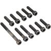 Daytona 18709 Black Plated Case Cover Screw Kit