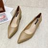 555-1 остроносые туфли-лодочки на толстом каблуке, женские туфли для профессиональной работы, повседневные удобные туфли на высоком каблуке, женские удобные для работы