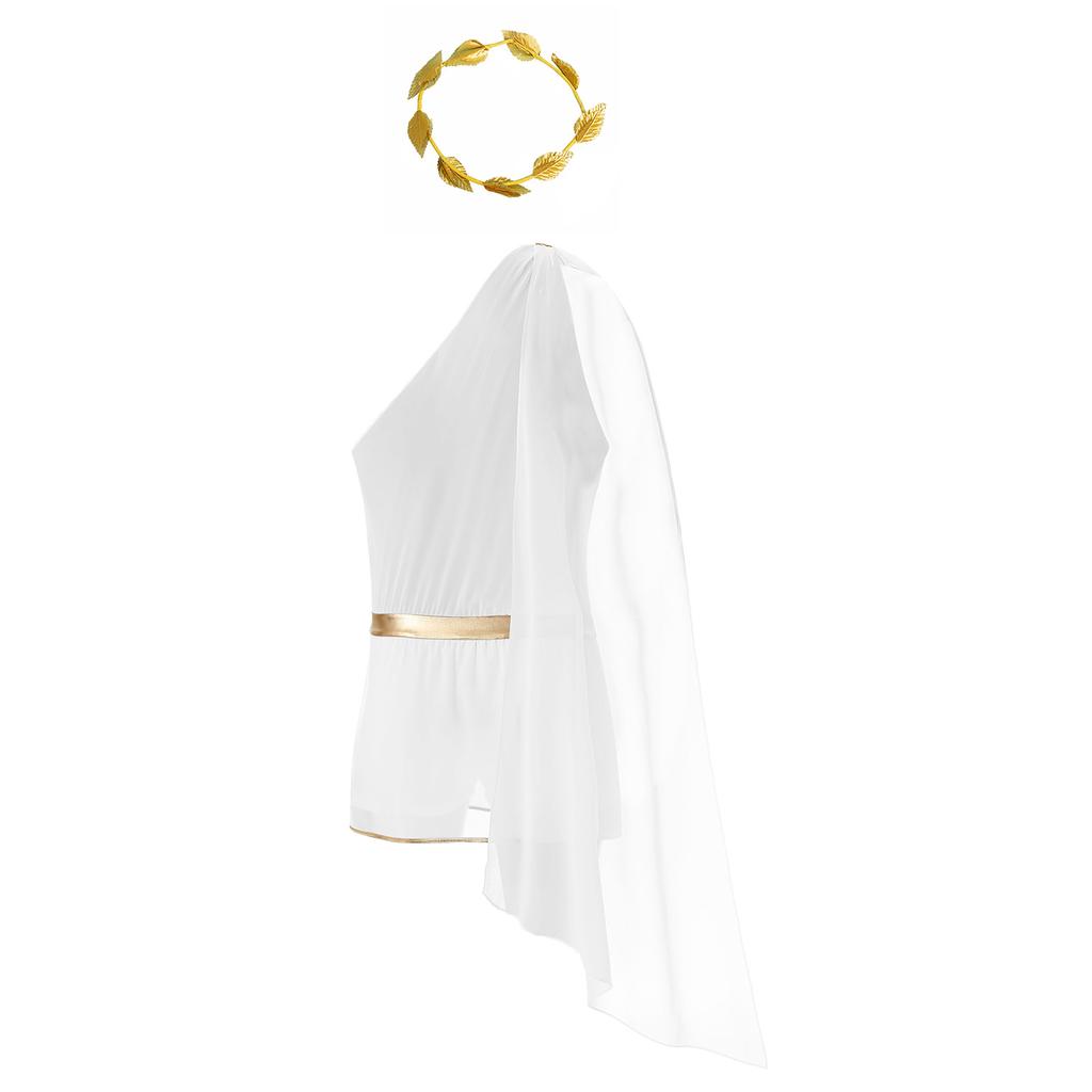 Мужской костюм тога, наряды, древнегреческий римский костюм на Хэллоуин с головным убором