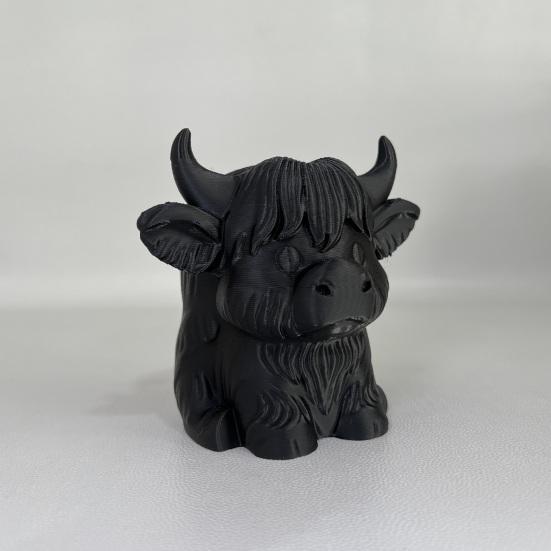 Trailer Hitch Cover Highland Cow Design Scratch Resistant Plastic Ball Cap Small Trailer Hitch Cover Funny Truck Accessory