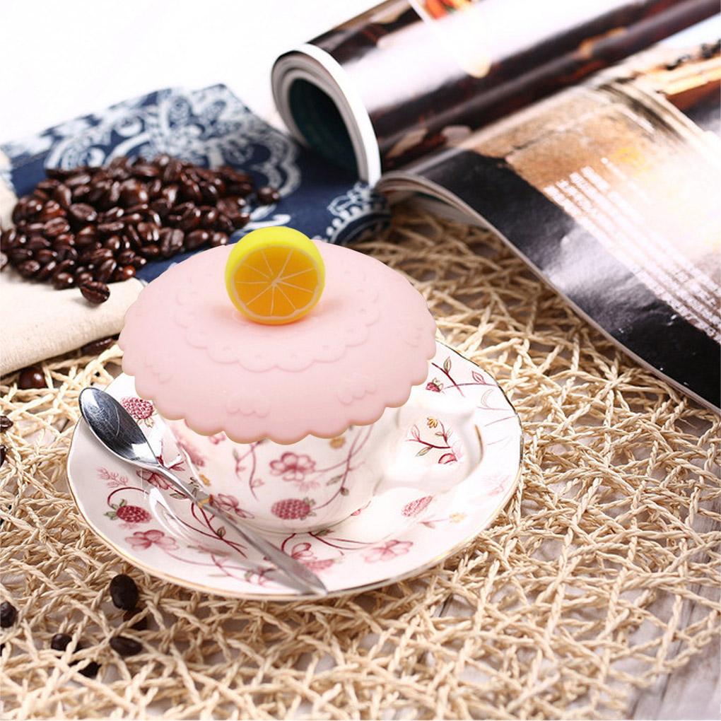 Крышка для чашки Силиконовая мультяшная крышка для бутылки Пылезащитная крышка