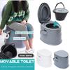 Портативный дорожный туалет для кемпинга и пеших прогулок, мобильный туалет для детей и взрослых, уличный домашний туалет для пожилых людей, больница, дорожная лодка для беременных