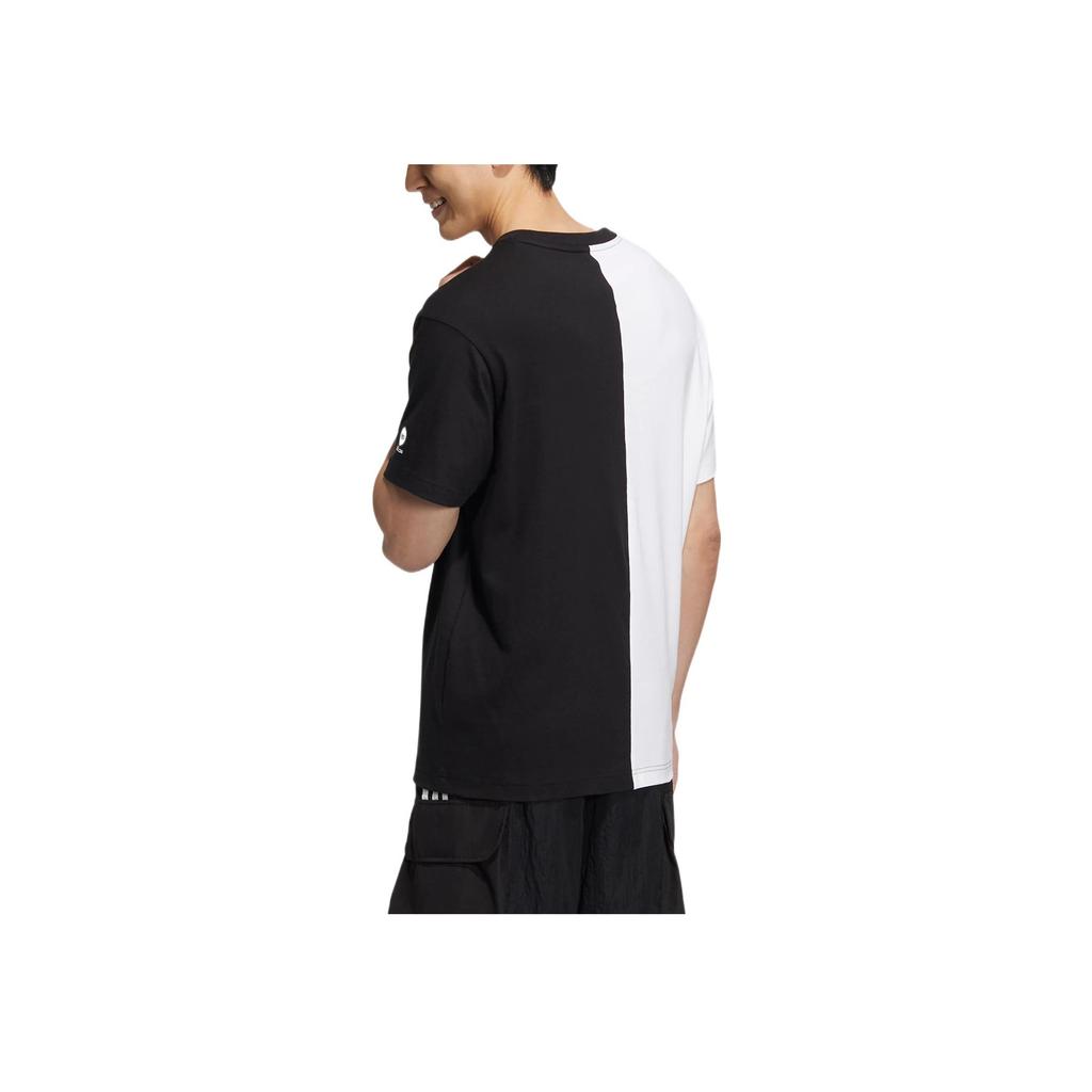 Adidas Футболка Neo Checkered Flag Print Colorblock Crew Neck с круглым вырезом для мужчин HN4745