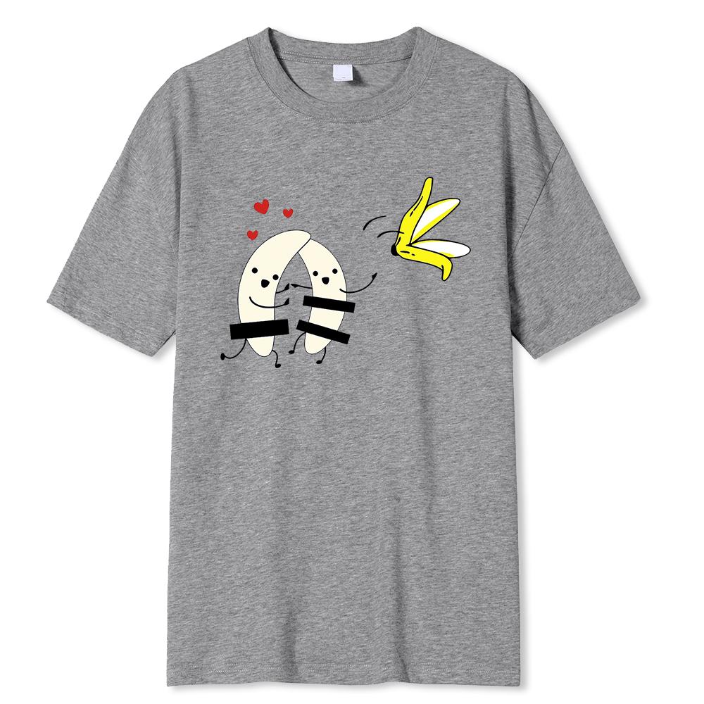 Мужское пальто Banana Disrobe с забавным принтом, летняя футболка с юмористическим юмором и шуткой, хипстерская футболка, повседневные футболки из хлопка, уличная одежда