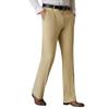 Men Bell Bottom Flare Pants Slim Fit Breathable Stretch Formal Dress Trousers Vintage