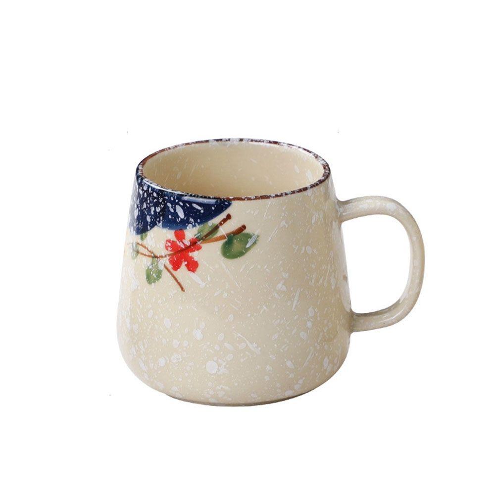 Глазурованная Ретро Простая Скандинавская Керамическая Кружка Креативная Бытовая Персонализированная Чашка для Воды Кофейная Чашка