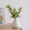 Белая Минималистичная Керамическая Декоративная Ваза со Свежими Цветами Гостиная Прихожая Настольная Цветочная Композиция Украшение Вазы