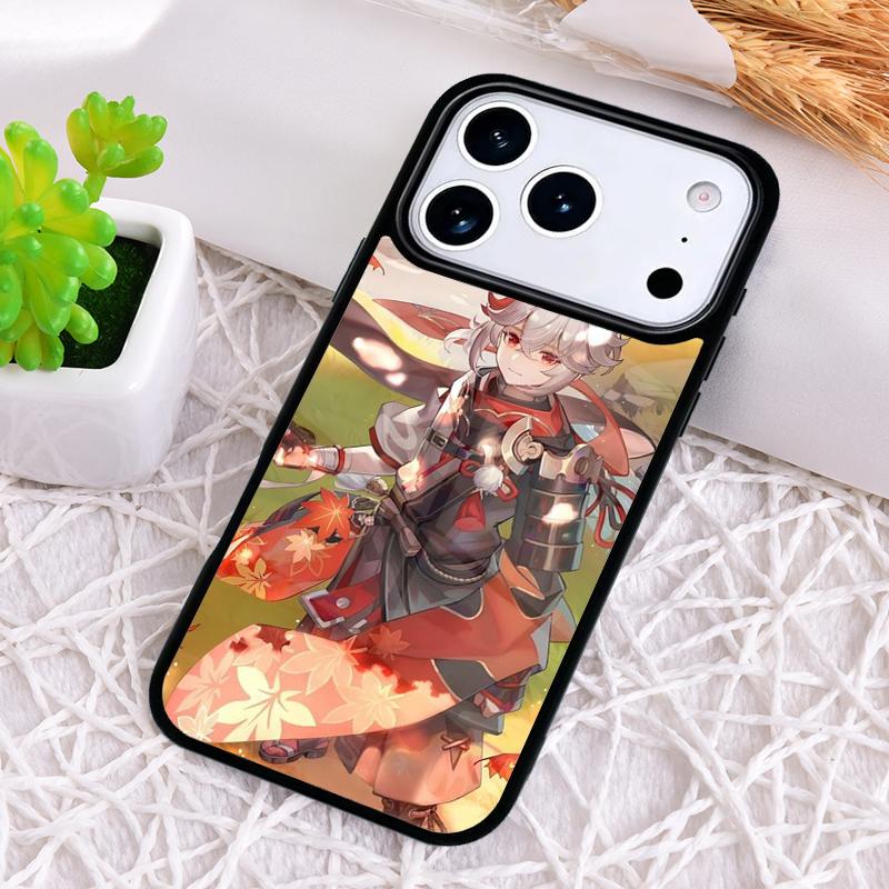 Genshin Impact Kaedehara Kazuha print Phone Case for iPhone 17 Air 16 15 11 12 14 13 Pro Max Shockproof Cover
