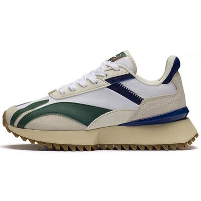 Li Ning Cargo Shock Absorbation Low Top Sports Casual Shoes Women Sneakers White Green AGCS262-1