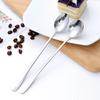 Stainless Steel Long Handle Stirring Spoon for Coffee, Cocktails, Tea, Desserts, Milk, and Honey.