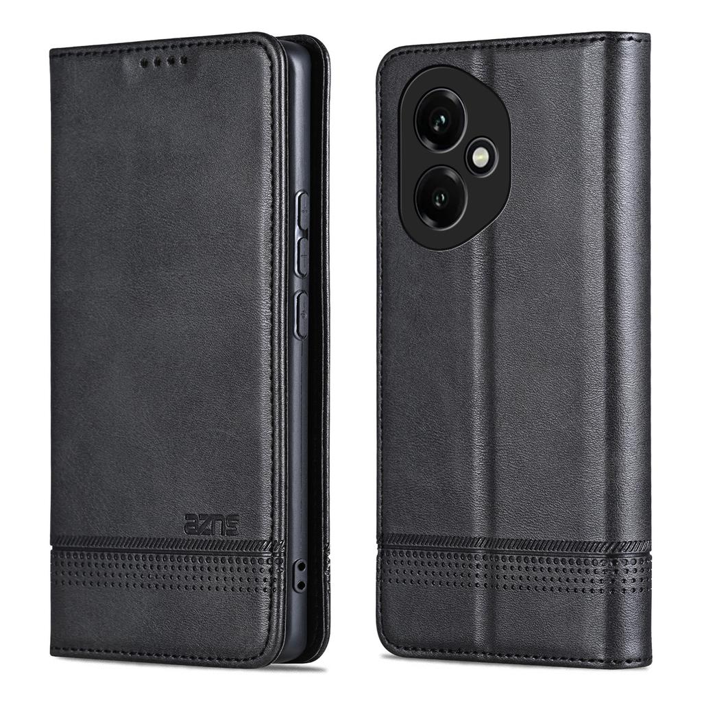 AZNS Для Honor 400 5G (Глобальный) Чехол-кошелек из воловьей кожи с текстурой из искусственной кожи для телефона