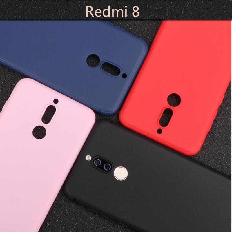Redmi 8 Redmi Note 8 Pro 8T Ультратонкий матовый однотонный чехол Чехлы для Redmi 8 8A Note8 Pro Матовый силиконовый мягкий чехол