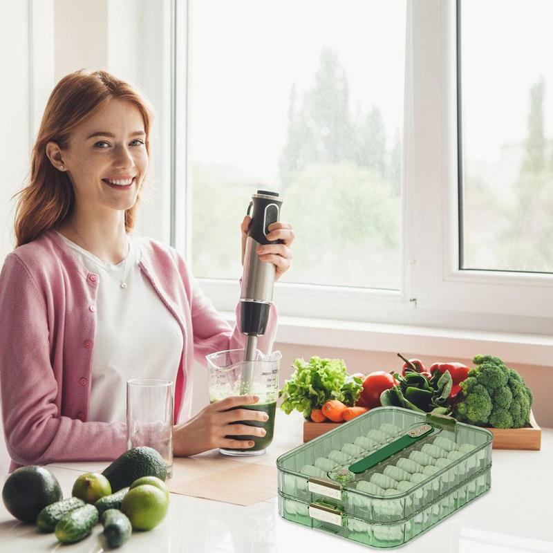 Коробка для заморозки пельменей Контейнеры для закусок Контейнеры для заморозки Органайзер для пельменей с пельменями