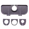 Behind Faucet Water Catcher Mat Silicone Bar Soap Holder Sink Draining Tray  Kitchen