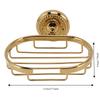Copper Soap Holder Twist Design Soap Dish Durable Soap Basket  Bathroom Shower Kitchen