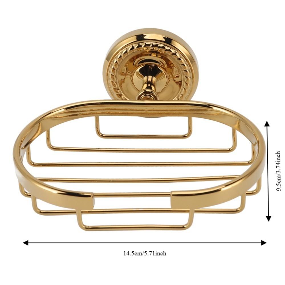 Copper Soap Holder Twist Design Soap Dish Durable Soap Basket Bathroom Shower Kitchen