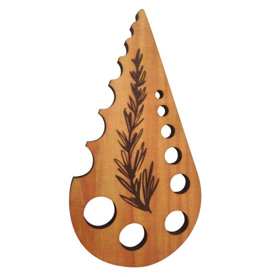 1/2 шт. 8-отверстное приспособление для удаления листьев трав Деревянное Быстрое Инструмент для удаления листьев капусты кале, мангольда и овощей Инструмент для удаления стеблей Сепаратор Кухонные гаджеты