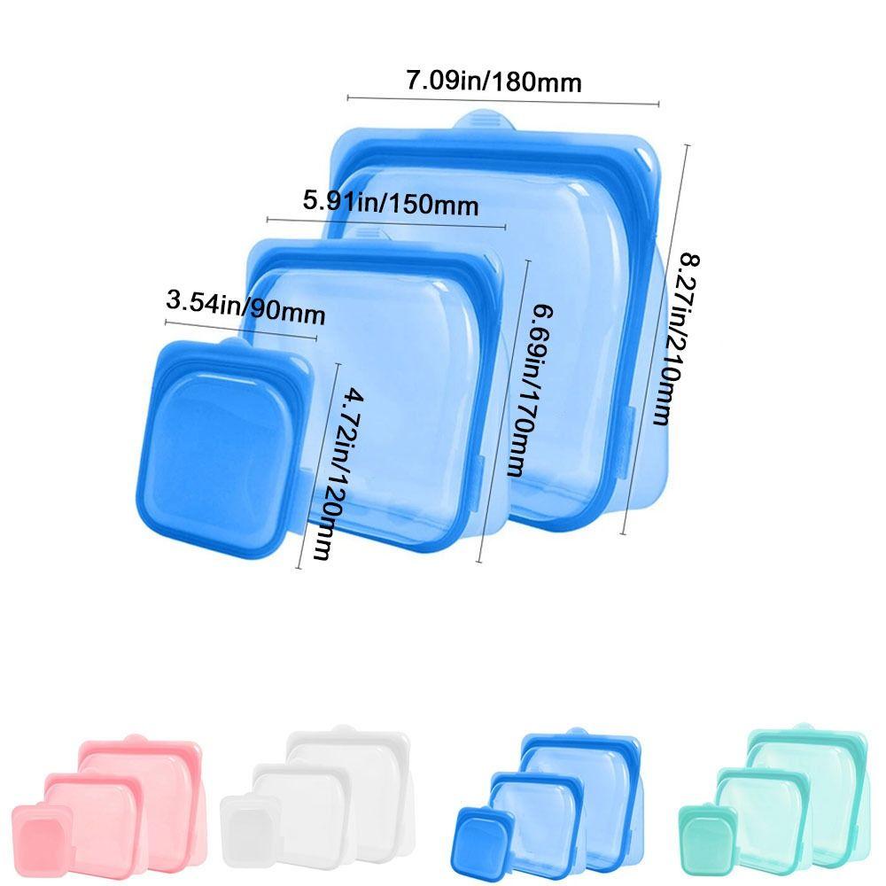 Food-Grade Freezer Food Container Reusable Freezer Bag Sub-packing Sealing Bags Fruit