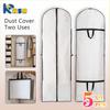 60x180см Чехол для одежды пылезащитный для одежды костюма платья куртки пальто пылезащитный чехол протектор дорожная сумка чехол для костюма свадебного платья