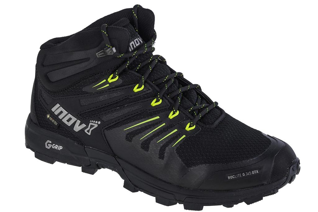 Inov-8 Roclite 345 GTX V2, мужские черные треккинговые ботинки