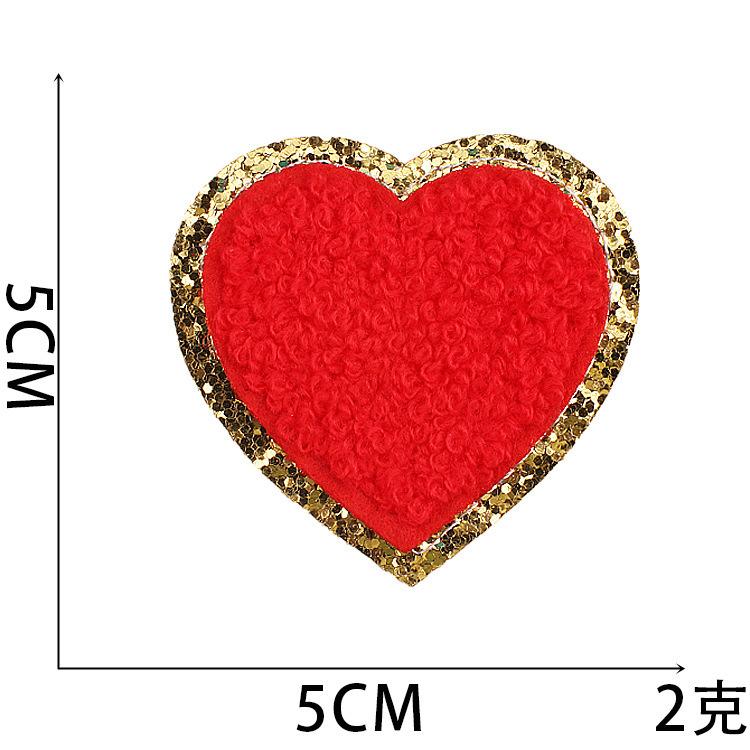 Cross-Border Smiley Face Embroidery Cloth Sticker Towel Embroidery Lightning Patch Sticker Ironing Greet Computer Embroidery Chapter Boy Love Sticker