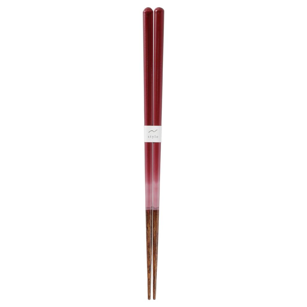 Aoba Chopsticks Wine Red Dishwasher Safe Style Symphony 245360 23.0cm