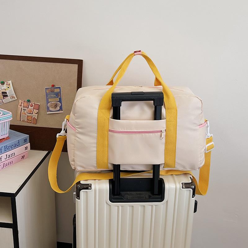 Travel Bag Large Capacity Female Travel Cute Handheld Travel Luggage Bag Dry Wet Separation Sports Gym Bag