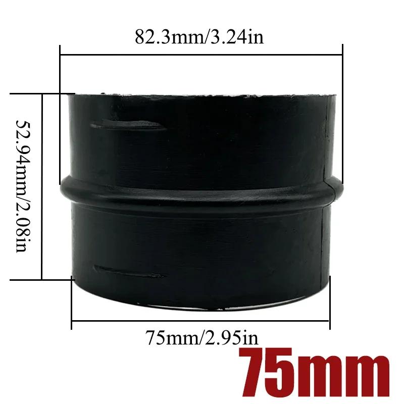 4X 42/60/75/80/90mm Car Heater Ducting Reducer Hose Outlet Tube Connector Heater Ducting Pipe Joiner For Eberspacher Webasto