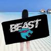 Известный Mr-B-Beast интернет-знаменитости Пляжное полотенце Цветные банные полотенца для девочки Микрофибра Индивидуальное Песочное-свободное Пляж Йога Спа