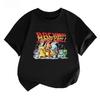 Potdemiel Summer New Pikachu Kids' 100% Cotton T-Shirt, Comfortable and Breathable, Suitable for Boys and Girls