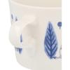 Кружка MOOMIN "Blue Flora", Прибл.. 260 мл, Дизайн с листьями, Скандинавский стиль, Товары Муми-тролли, Подарок на День матери, Сделано в Японии, MM7003-11