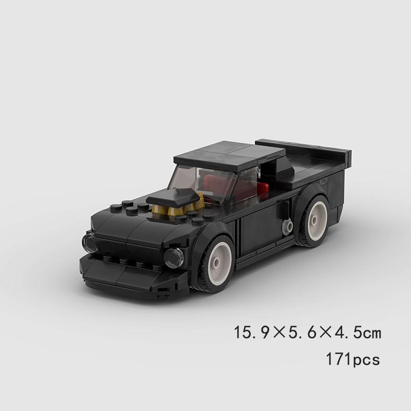 MOC City Speed Racer Классический Суперкар Строительные Блоки Кирпич Гонки Супер Техника Креативный Гараж DIY Набор Транспортное средство