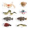 Sea Animal Pvc Statues Collection Featuring Spider Crab And Pufferfish For Home Decor