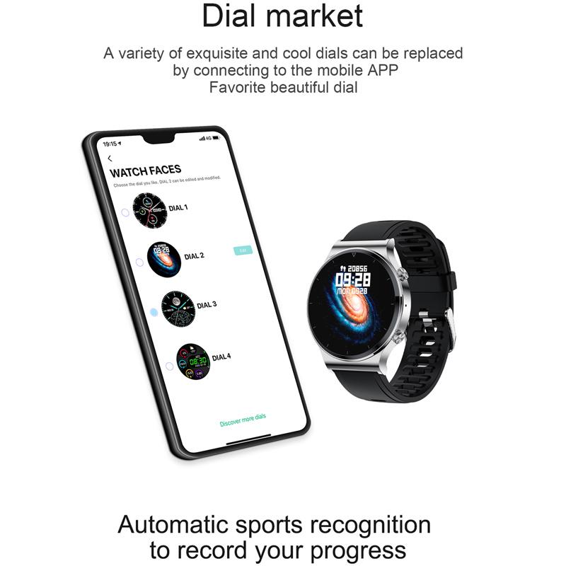 Смарт-часы с Bluetooth-вызовом для мужчин, IP68, водонепроницаемые, с полным сенсорным экраном, спортивные умные часы для фитнеса, индивидуальное лицо для Android IOS