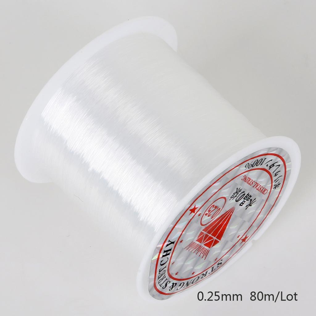 NO Elasticity Transparent Non-Stretch Fish Line Wire Nylon String Beading For Making Necklace Bracelet DIY Accessories