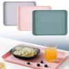 Kitchen Dining Bar Heat-Resistant Trays Plate Dinner Plate Flat Fruit Tray PP Tea Tray Makeup Item Serving Dishes Convenient