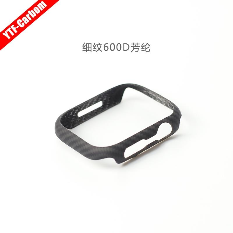 YTF-Carbon защитный чехол для iWatch9 чехол для Apple watch чехол из арамидного углеродного волокна Kevlar 49мм42/45мм жесткий чехол