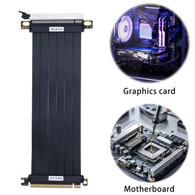 PCI-E 3.0 Удлинительный кабель-райзер 90/180 градусов Высокоскоростной гибкий удлинитель 3 GPU Удлинительный шнур