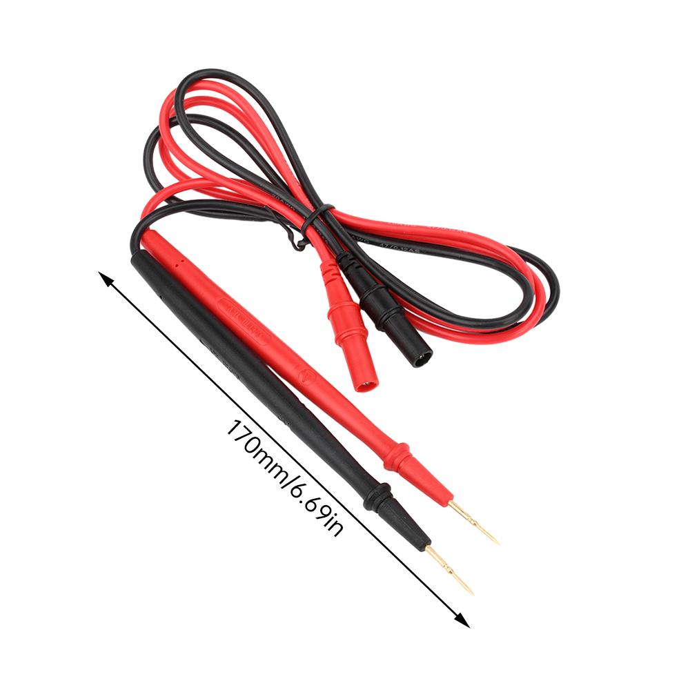 1 Pair Universal Probe Test Leads Pin for Digital Multimeter Needle Tip Meter Multi Meter Tester Lead Probe Wire Pen Cable